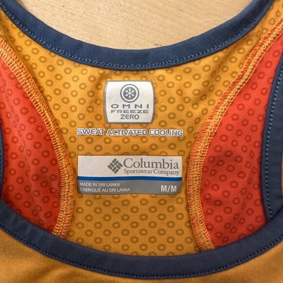 Ws Columbia Tank Top, Omni Freeze Zero, Medium, Orange - Picture 1 of 7